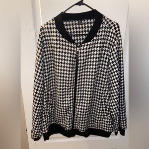 Shein Houndstooth Jacket